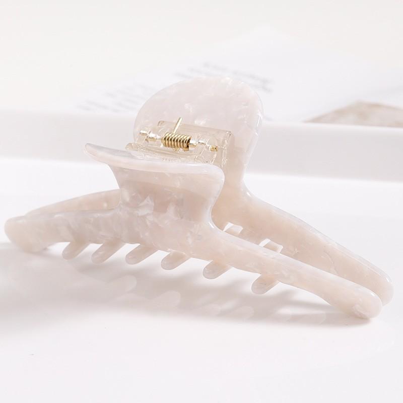 Women Hair Accessories large size Fashion Acetate Hair Claws Colourful Ponytail Acetic Claw Clips For Girls