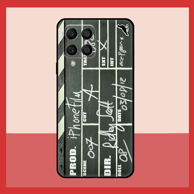 Clapper Board Case For Samsung Galaxy M31 M21 M13 M33 M53 M15 M35 M55 M16 M36 M56 M12 M32 M52 M14 M34 M54
