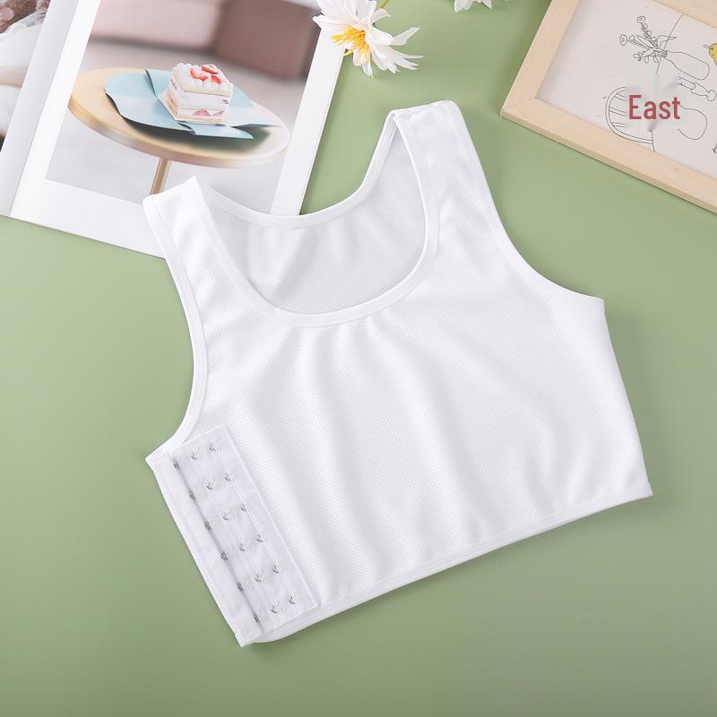 

Unisex Sports Shockproof Corset Vest, Large Bust Slimming Top, Plus Size Buckle Underwear 5XL белый