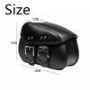 Universelles Mini-Paar Motorrad PU-Leder Seiten-Sattel-Gepäcktaschen Metallschnalle