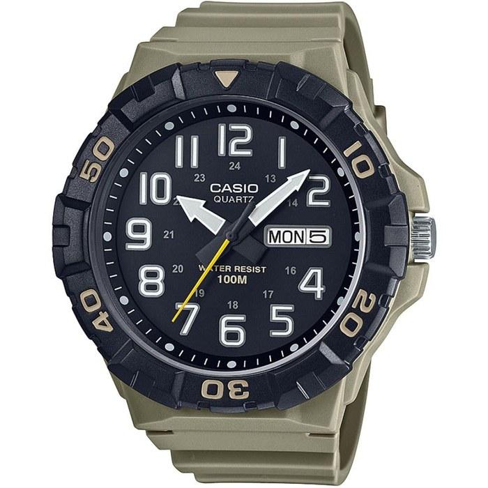 Casio MRW-210H-5AVDF Analog Watch, Men's, Green/Black