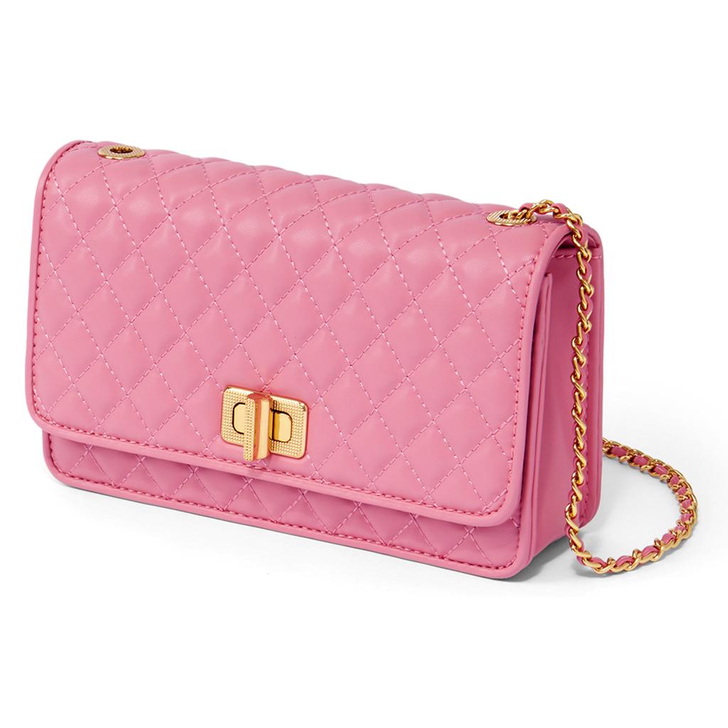 New CHARLES&KEITH Polyurethane Small Ck Bag Crossbody Shoulder Bag Small Size Women's Black/Beige/Green/Lilac/Pink CK2-70680973-4