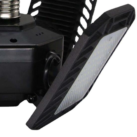LED-Garagen-Deckenleuchte, faltbar, verformbar, 60 W, superhell, wasserdicht, energiesparend, für Lager, Parkplatz, Keller