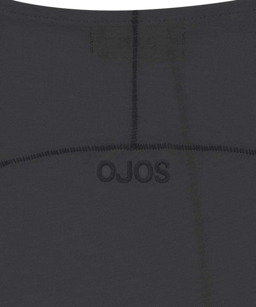 OJOS Strap Flatseam Long Sleeve Top / Charcoal