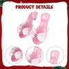Jelly Sandals High Heels for Kids Collectible Pretend Play Girls Princess Shoe Slip on
