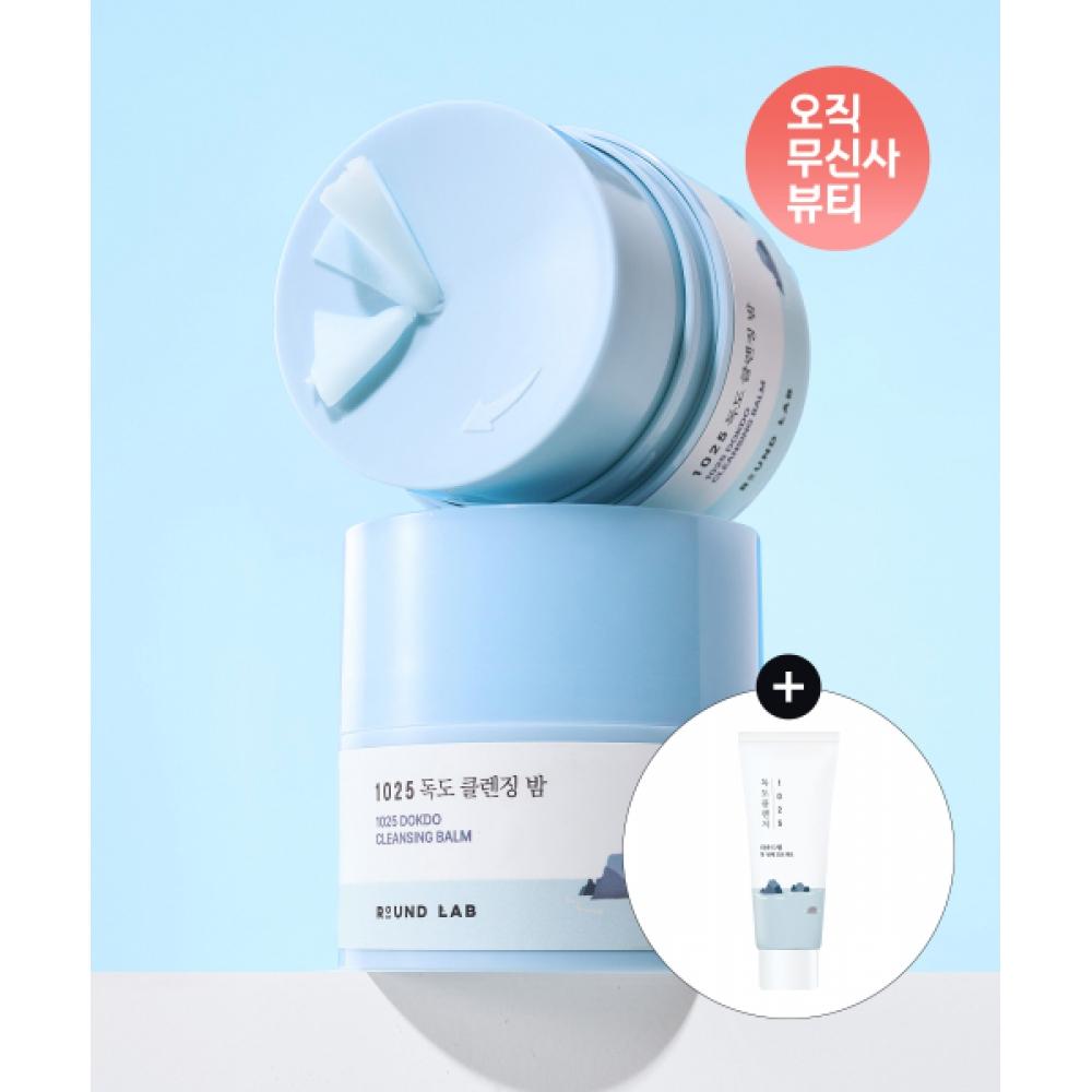 Roundlab [2pack] 1025 Dokdo Cleansing Balm 50ml  + Dokdo Cleanser 40ml NONE