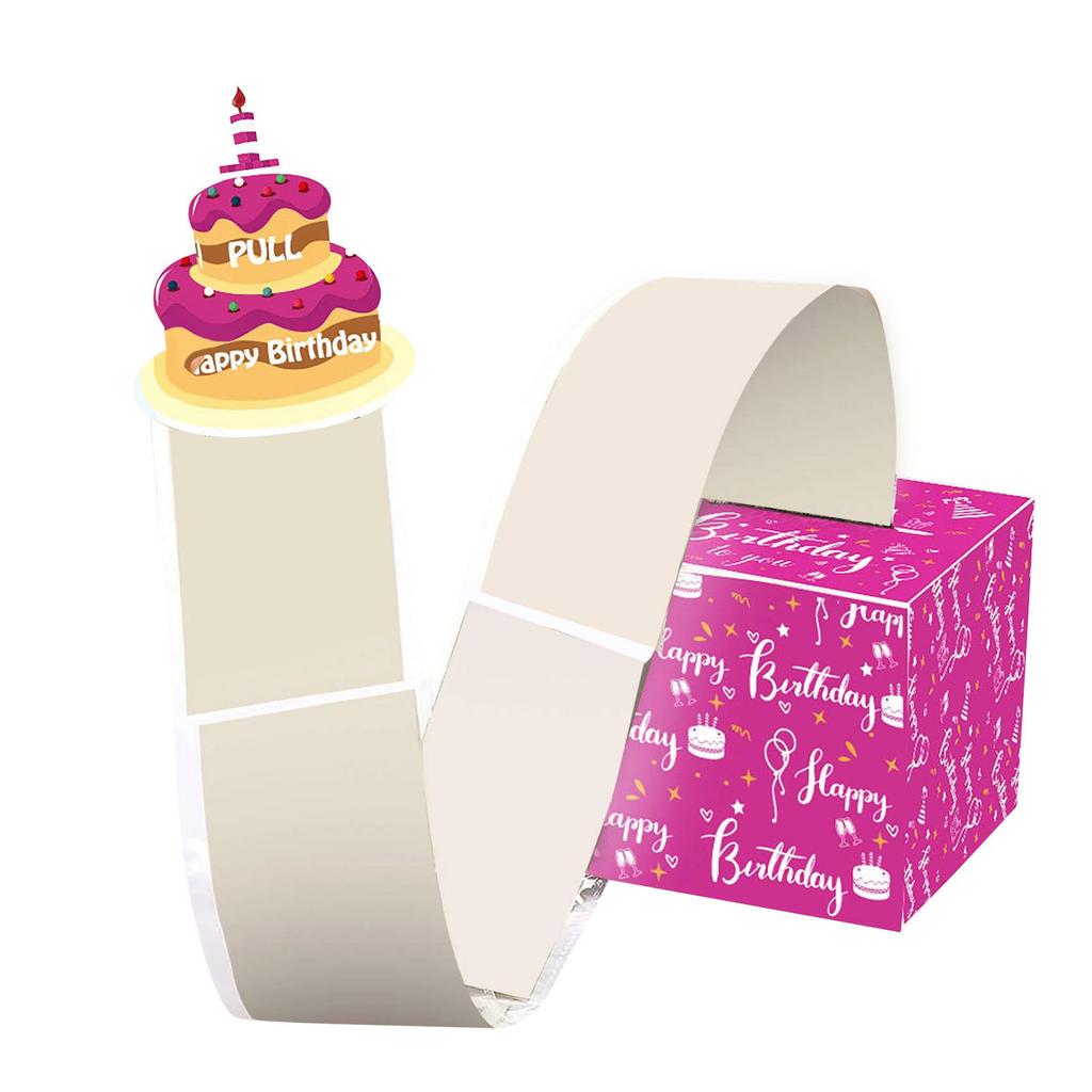 Happy Birthday Money Box Cash Gift Pull, Cash Gift Box, Cash Gift Black Money Clip Cash & Pull Out Card DIY Set Surprise Birthday Gift Box