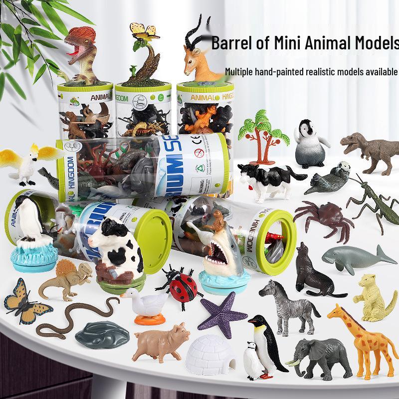 Mini Dinosaur, Insect, and Marine Animal Toys for Kids
