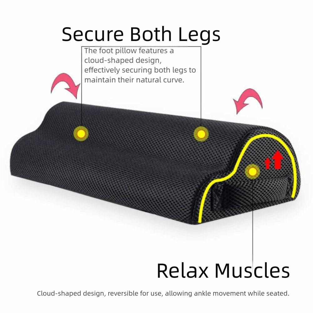 Sponge Feet Pillow Support Cloud Shape Relaxing Foot Pillow  for Home Office Computer Work