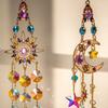 Faux Crystal Suncatcher Decoration Indoor Outdoor Garden Window Wall Hanging Rainbow Maker Sun Moon Star Ornament Pendant