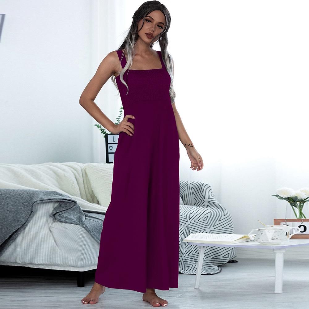 

Европейские и американские комбинезоны: Коллекция жилетов и широких брюк L вино красного