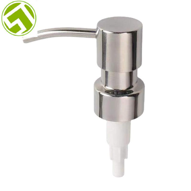 Ручная насадка-дозатор для жидкого мыла для ванной комнаты - Пластиковая с гальваническим покрытием / Резьбовая распылительная головка из нержавеющей стали
