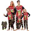 Print Cute Family Set Pajamas, Home Clothes, Family Set Long Sleeve Top Pants Set
