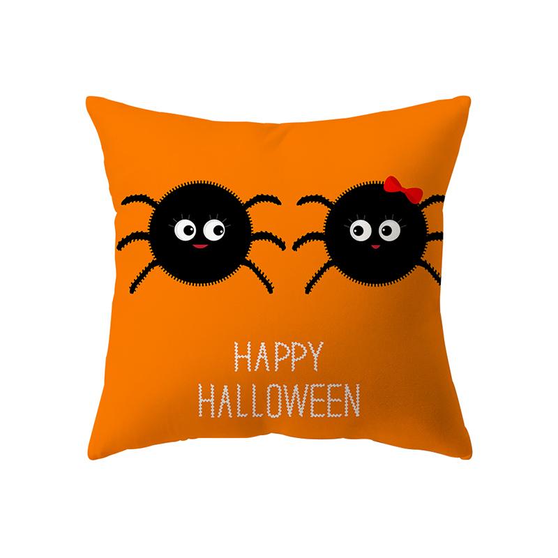Alphabet Halloween Theme Pillow Cover Sofa Cushion  Holiday Gift Party Decoration Home Decor