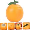 1 Ceramic Tea Jar, Fruit Shaped Container with Lid Decoration, Ceramic Food Storage Jar for Dining Table Decoration