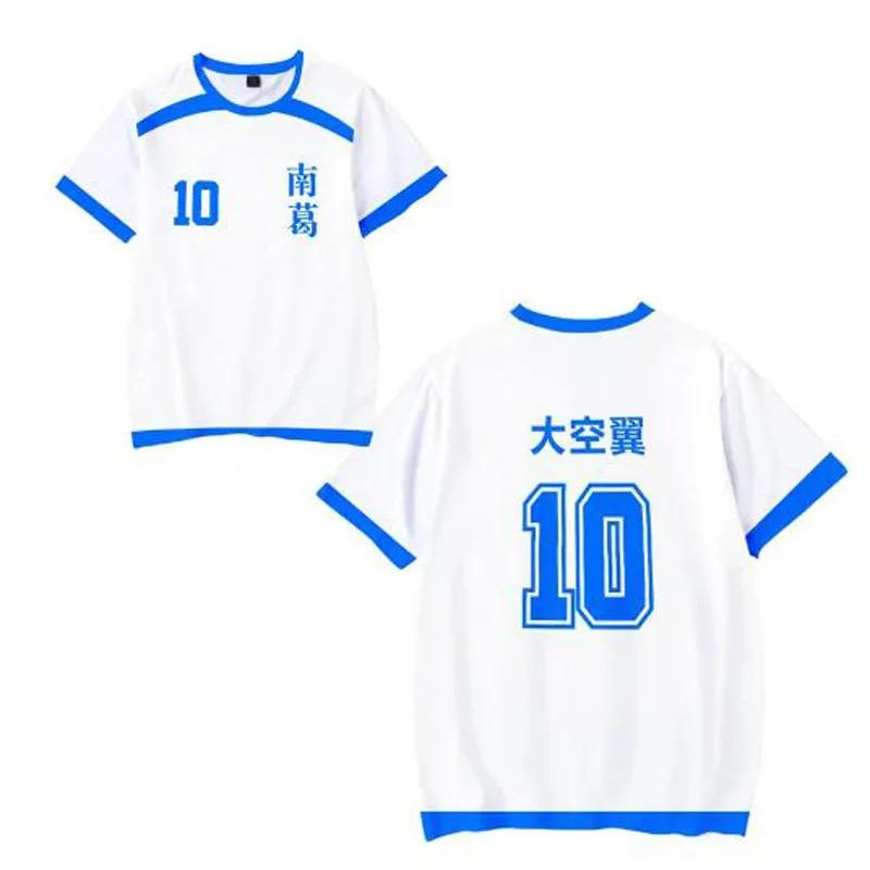 

Tsubasa School Nansheng Olive and Benji Kits 3D футболка Captain Animation Jersey Cup Ball Men Custom High Quality XS червоний
