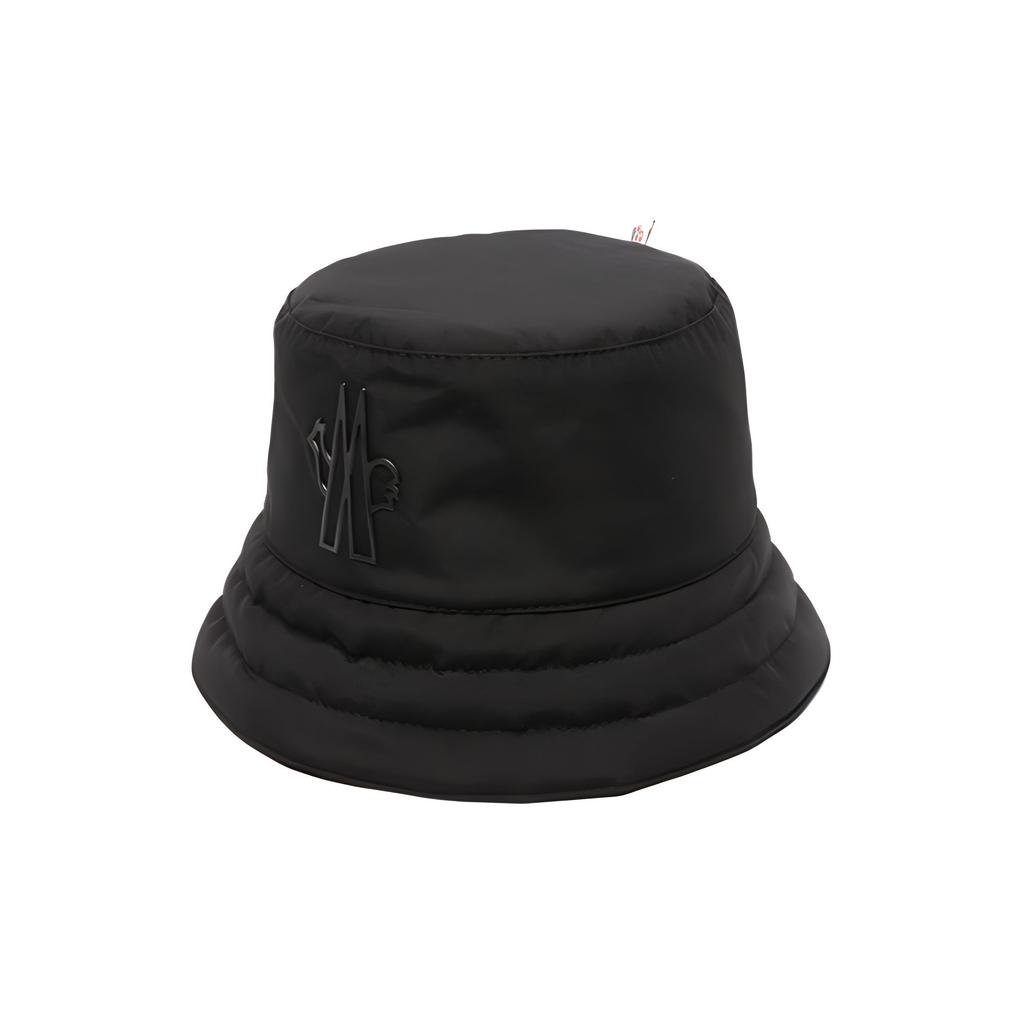 Moncler Elastic Brim Cotton Polyester Fisherman Hat Women Hats Black I20983B00005596Y4