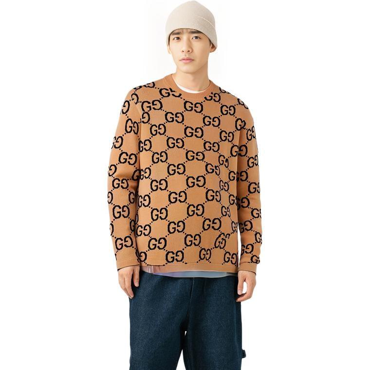 Gucci Gg Wool Jacquard Crewneck Jumper 692900-XKCC5-2075