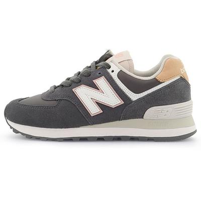 Nb 574 Retro Cushioning Durable Support Low Top Casual Running Shoes Women Sneaker Gray Pink WL574SYP