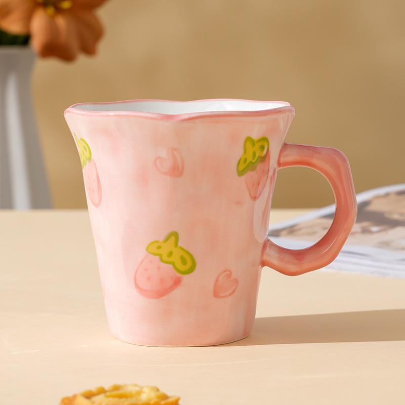 Retro Pure Hand-Painted Ceramic Cup Souvenir Creative Mug Coffee Cup High Value Water Cup