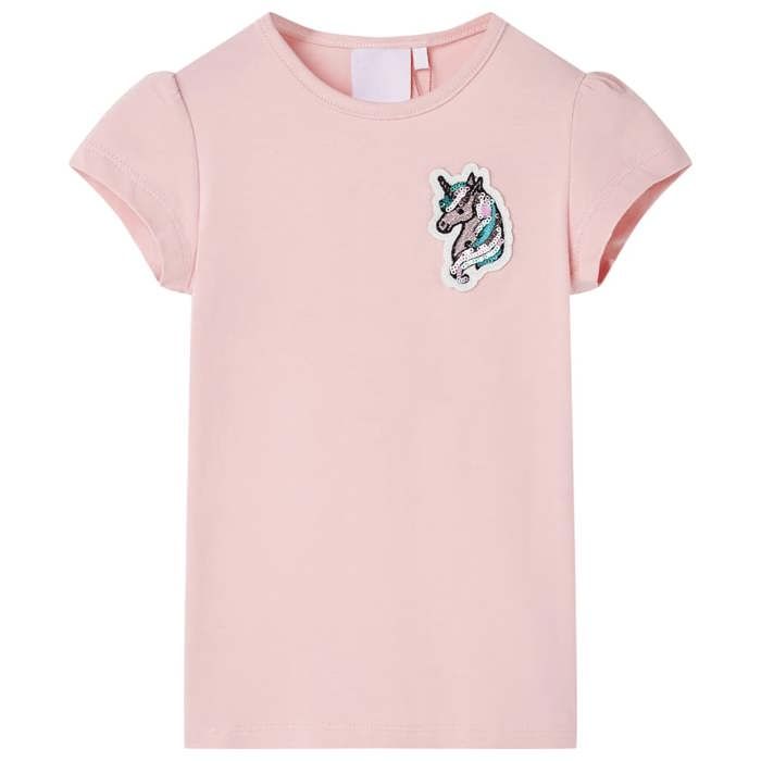 T-shirt pour enfants rose clair 92/104/116/128/140
