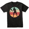 Retro Pickleball Player Female Athlete Girls Sports T-Shirt (Retro Colors)