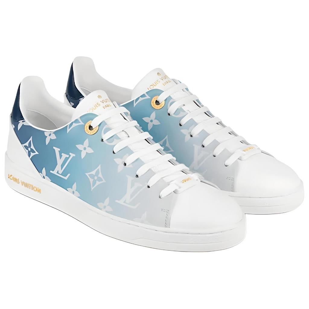 Louis Vuitton Lv Frontrow Sneakers Blue Women's 1A87D2