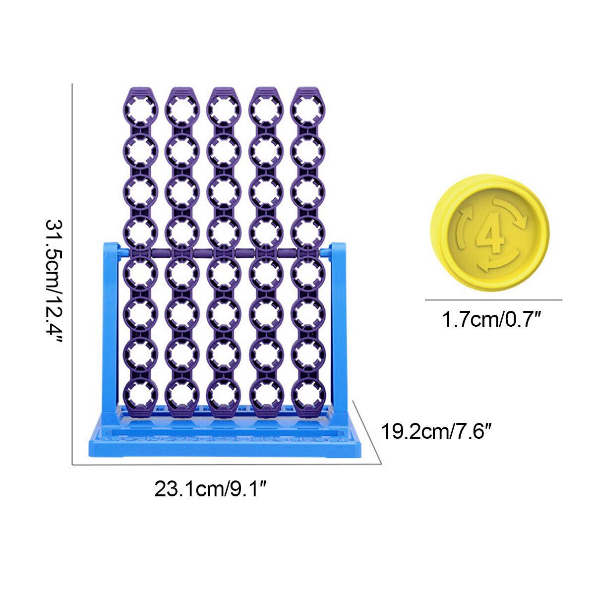 

Набор для игры 4 в ряд Подключение по спину Традиционная семейная настольная игра для развлечений Простая установка