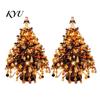Handgefertigte Feiertagsdekoration DIY Mini-Tisch-Weihnachtsbaum-Set mit Perlen, Kristallperlen-Weihnachtsbastel-Ornament-Herstellungsset, Schreibtisch für Regal Kaminsims Dekor,