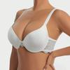 French Lace Adjustable Thin Wireless Push-Up Bra