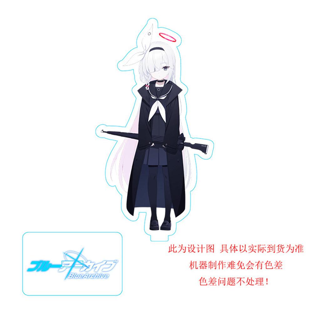 Hot Anime Blue Archive Takanashi Hoshino Cosplay Game Acrylic Action Figure Stand Model Toy Decor Prop Fans Collection Gift