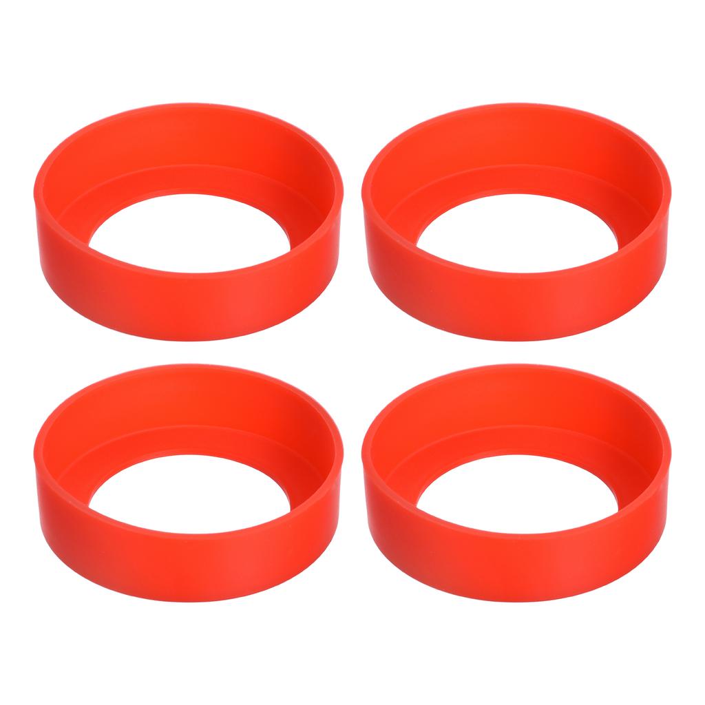 65mm Cup Holder Thermos Cup Base Protective Case Covers Pad Accessories Silicone Cup Bottom Protective Cover Multicolor 4Pcs