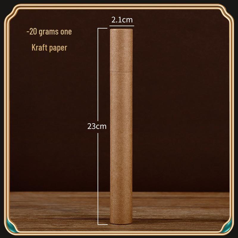 

Thick Kraft Paper Incense Tube Holder for Stick Incense (20g)