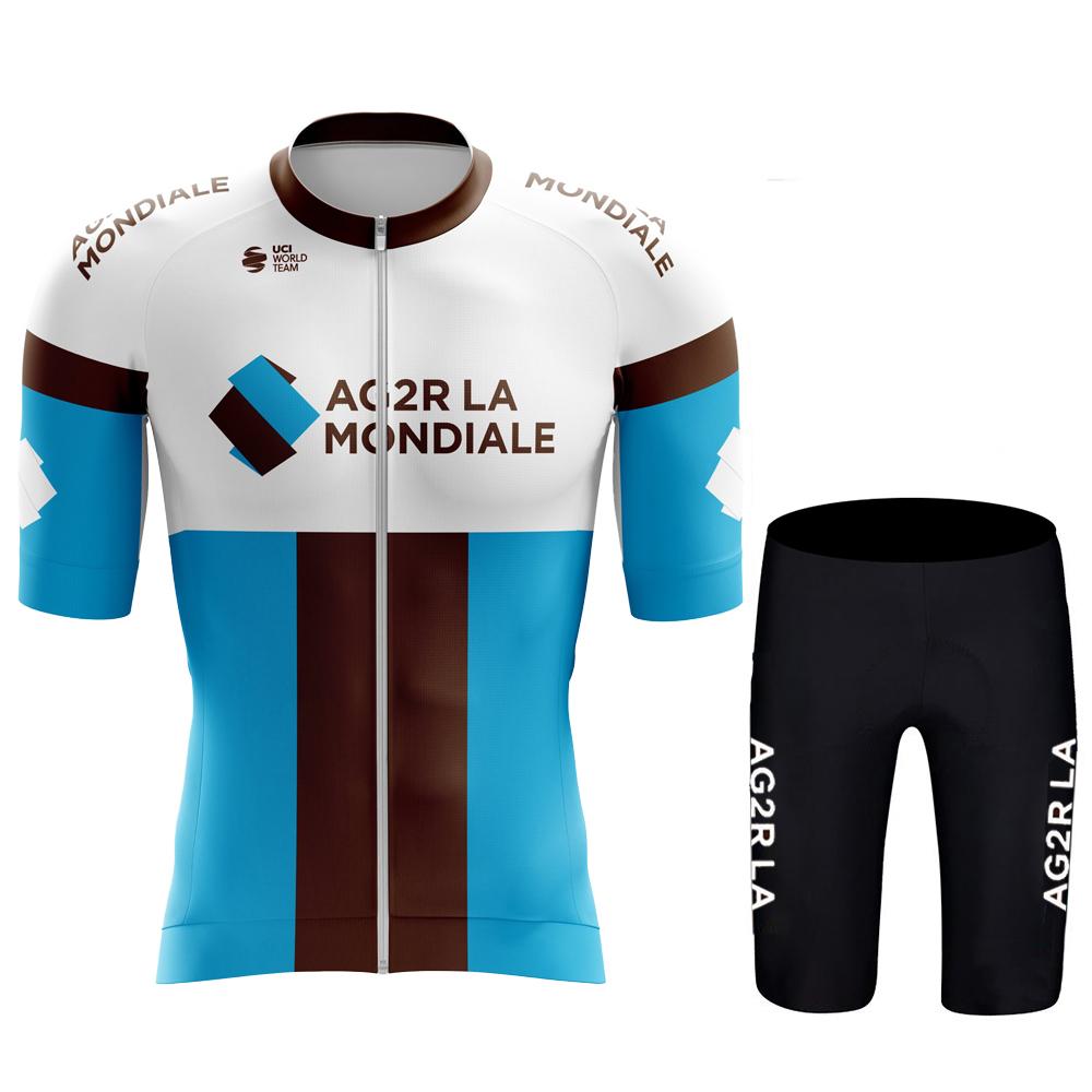 

2026 Ag2r Cycling Bib Bike Man Tricuta Costume Men s Mtb Maillot Shorts Jacket Jersey Uniform Pants Outfit 2026 Gel Summer Clothes Asian size - L