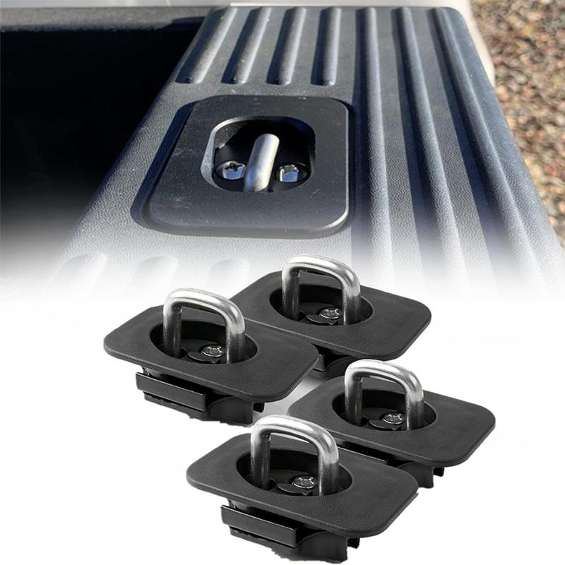 Truck Tie Down Anchor For Ford F-150 2015-2023 F250 F350 Super Duty 17-23 Trunk Retractable Bed Side Wall Hook Ring Anchor Clip