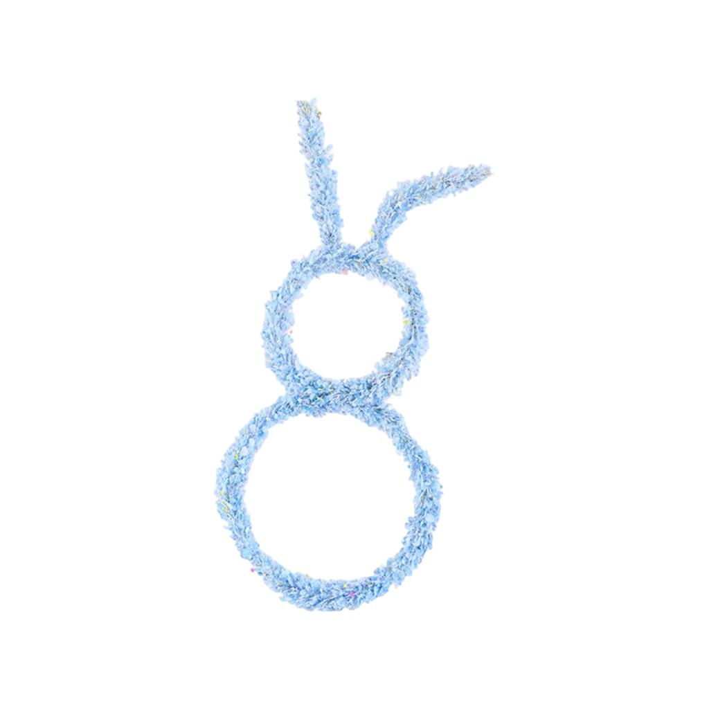 Easter Bunny Wreath, Wedding Props, Artificial Green Plants, Artificial Flowers Decorations, Faux Grass And Berries, Christmas Ornaments