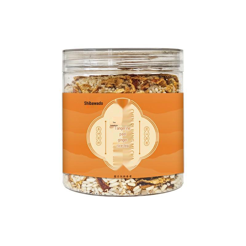 Tangerine Peel & Ginger Rice Tea: New Aromatic Brew with Dried Ginger & Tangerine Peel.
