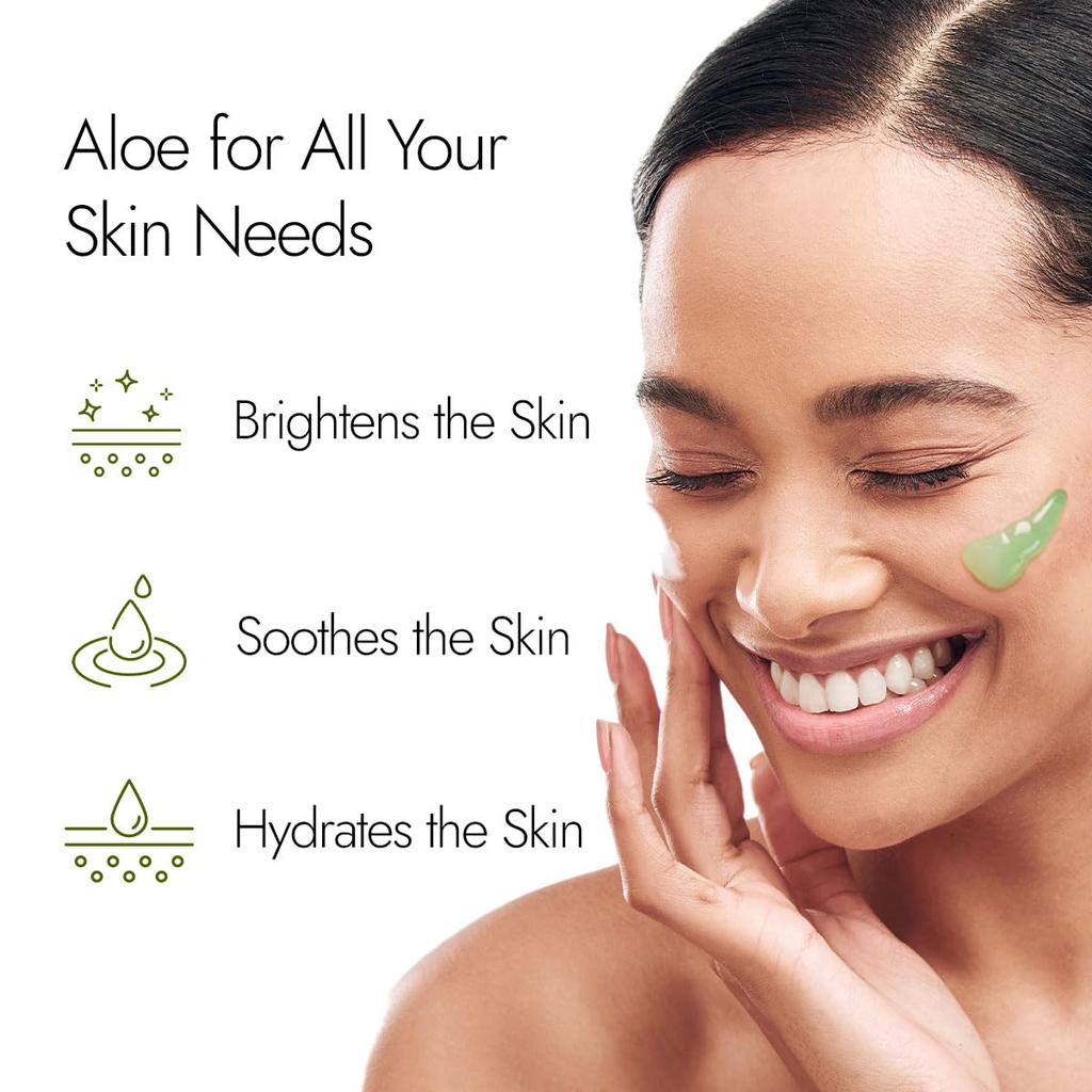 Kapiva Pure Aloe Vera Skin Gel 500 G For Face And Hair Hydrating Moisturizing Multipurpose Daily Care Soothing