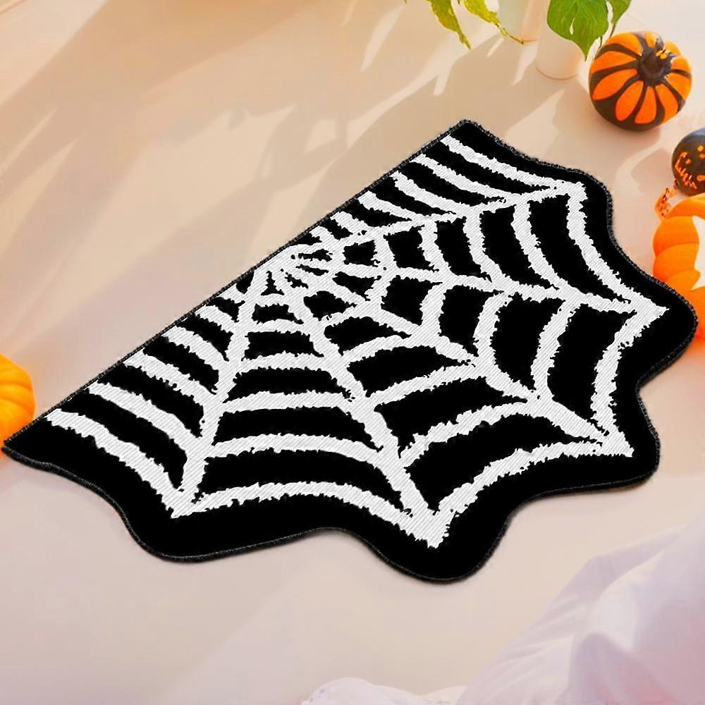 Festival Spider Web Doormat, Non-Slip Bathroom Rug With Fast-Dry Design