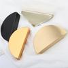 Modern Half-Round Drawer & Cabinet Door Handle - Black, Gold, Copper Finish
