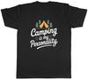Camping Is My Personality Mountains Outdoors Mens T-Shirt Tee Gift Top