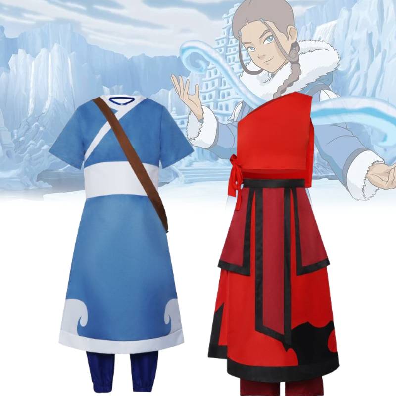 Avatarsett Cosplay Mote Komfortabel Enkel Kjole Jente