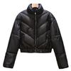 2025 European Down Cotton Jacket Women's Short Maillard Niche Design Puff Winter American Retro Bread Jacket
