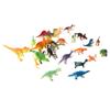 24 PCS Dinosaur Figurines Real Details Plastic Interactive Play Set of Dinosaur Toys for Toddlers