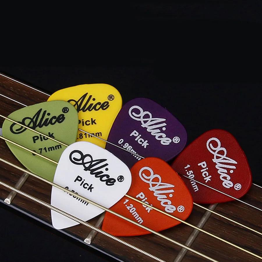6pcs Matte Guitar Pick with Box Mixed 0.58MM-1.5MM Plastic Guitar Picks for Electric Guitars Bass Ukulele Professional JXB