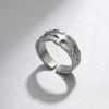 Halbgesichtsring für Männer und Frauen, kalter Stil, modisches Temperament, offener verstellbarer Ring