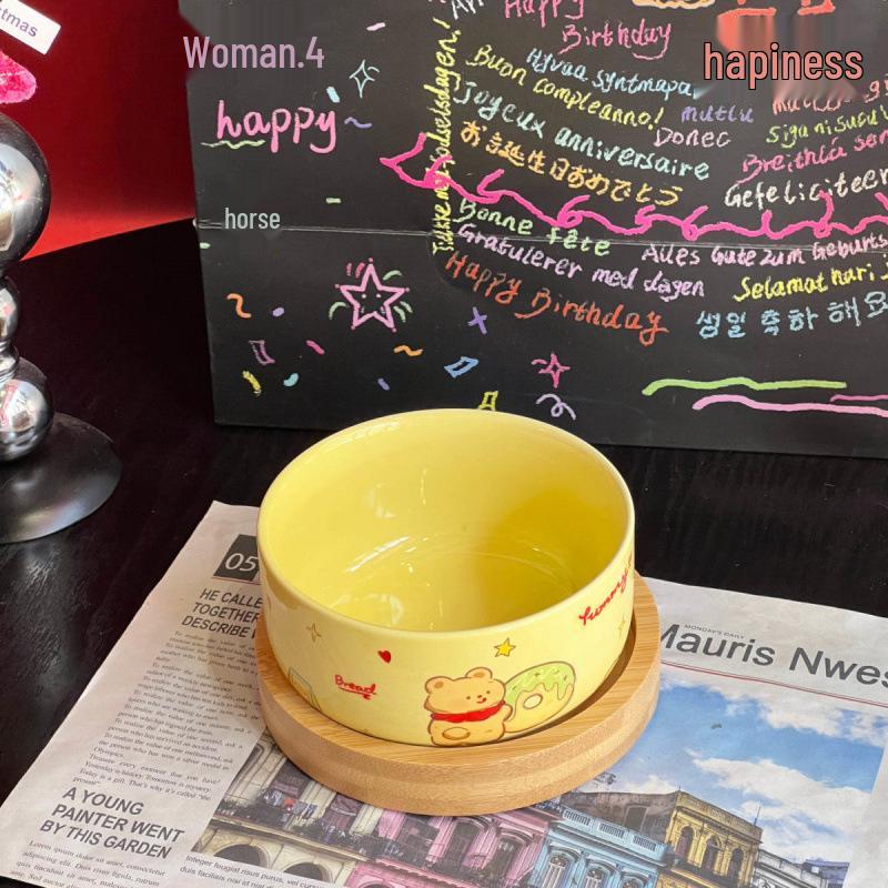 Bol antidérapant pour chat et chien pour nourriture/eau avec protection du cou, grand diamètre