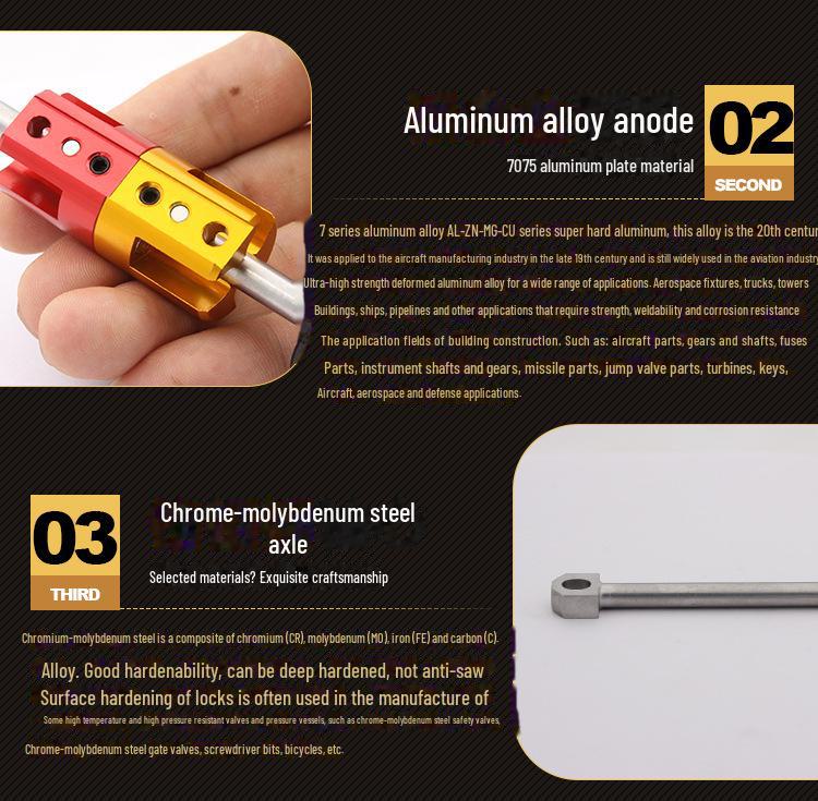 Oyuk Şaft ve T25 Altıgen Anahtar ile Kompakt Bisiklet Çok Amaçlı Aleti