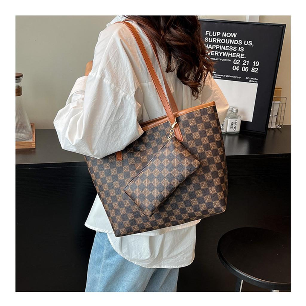 Printing Texture Small Hanging Bag Large Capacity Korean Version Of Casual Commuting Fashion Shoulder Handheld Tote Bag