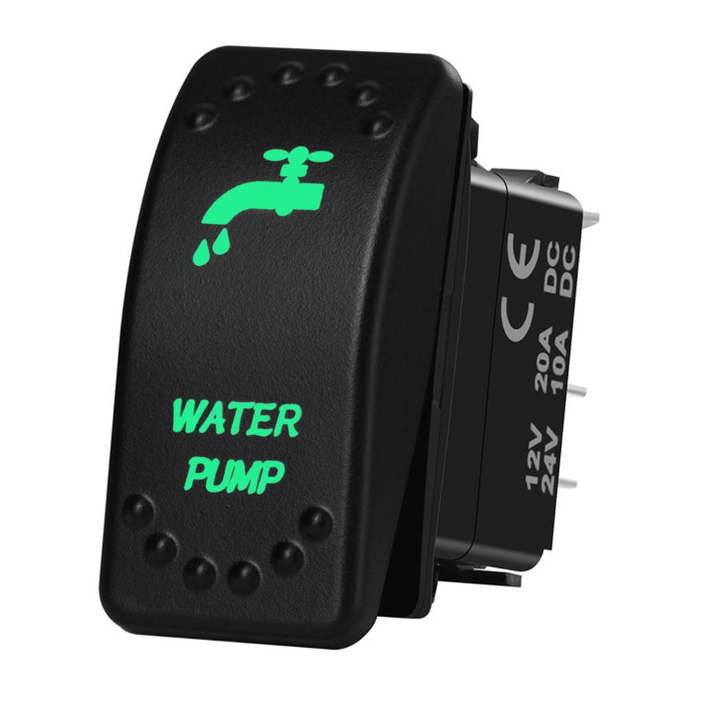 12V 20A Boat Car Rocker Switch ON OFF / ON OFF ON Toggle Switch Green Led Bar Anchor Flood Light for ARB CARLING NARVA 4x4 Truck Switches4